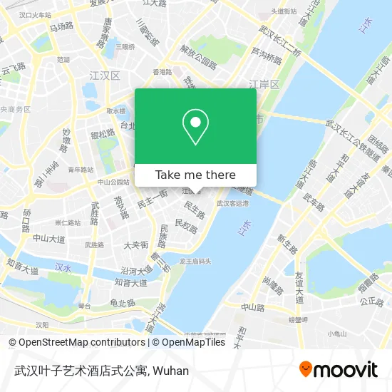 武汉叶子艺术酒店式公寓 map