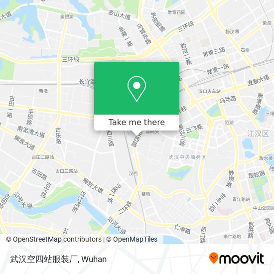 武汉空四站服装厂 map
