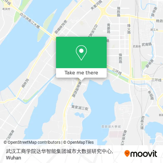 武汉工商学院达华智能集团城市大数据研究中心 map