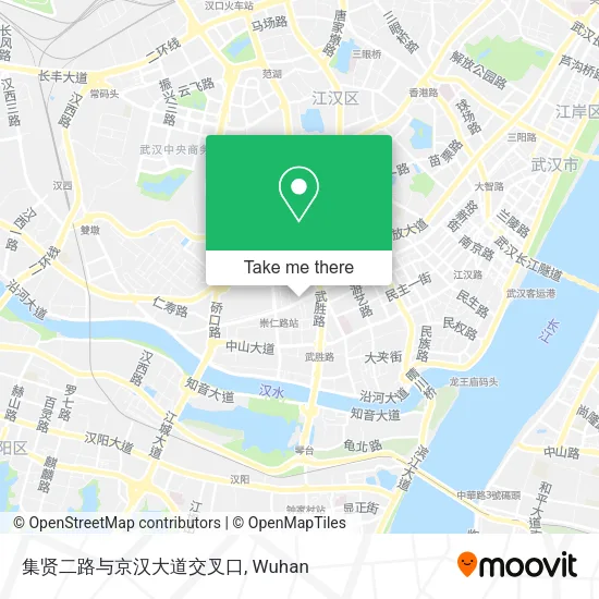 集贤二路与京汉大道交叉口 map
