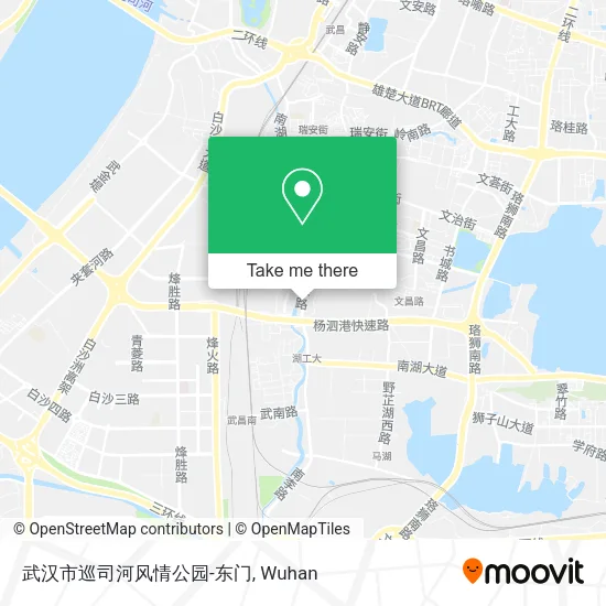 武汉市巡司河风情公园-东门 map