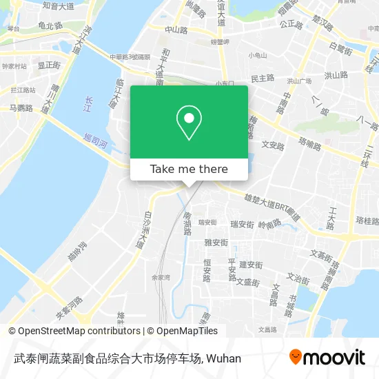武泰闸蔬菜副食品综合大市场停车场 map