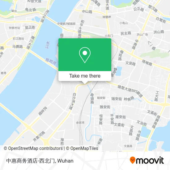 中惠商务酒店-西北门 map
