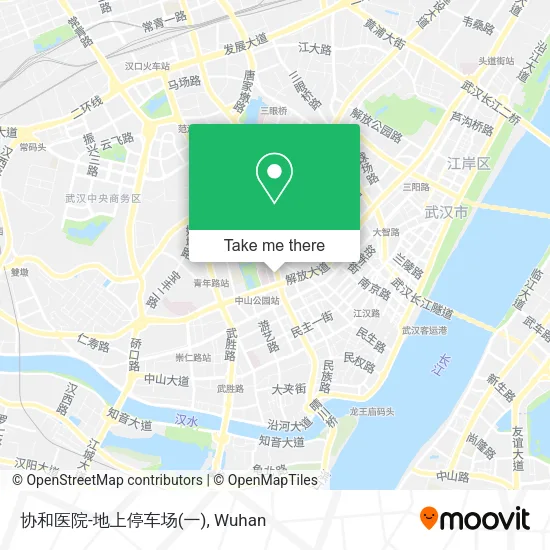 协和医院-地上停车场(一) map