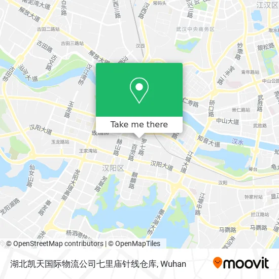 湖北凯天国际物流公司七里庙针线仓库 map