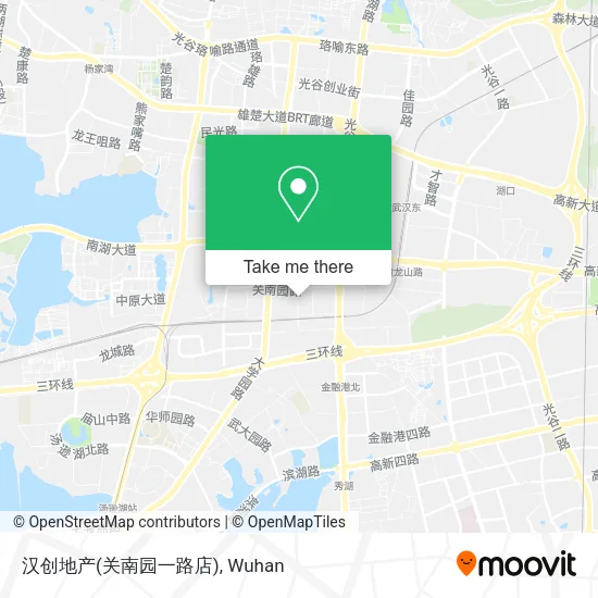 汉创地产(关南园一路店) map