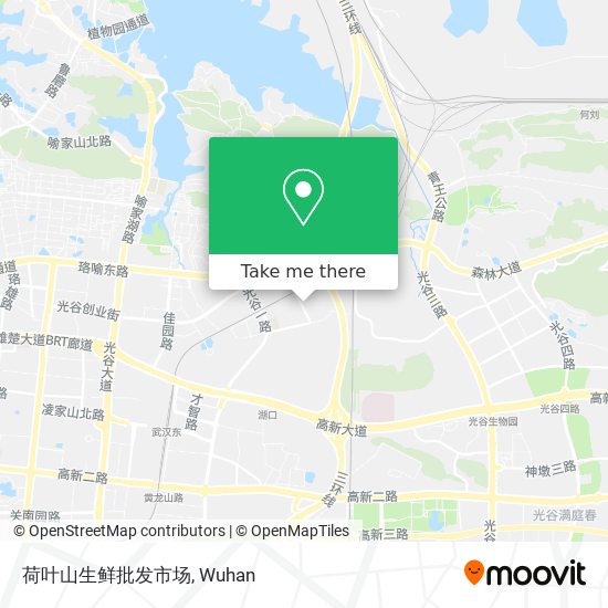 荷叶山生鲜批发市场 map