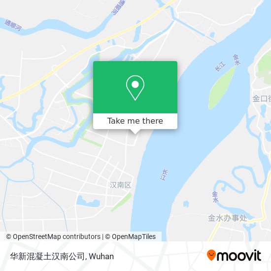 华新混凝土汉南公司 map
