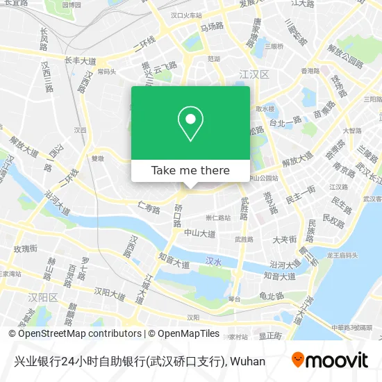 兴业银行24小时自助银行(武汉硚口支行) map