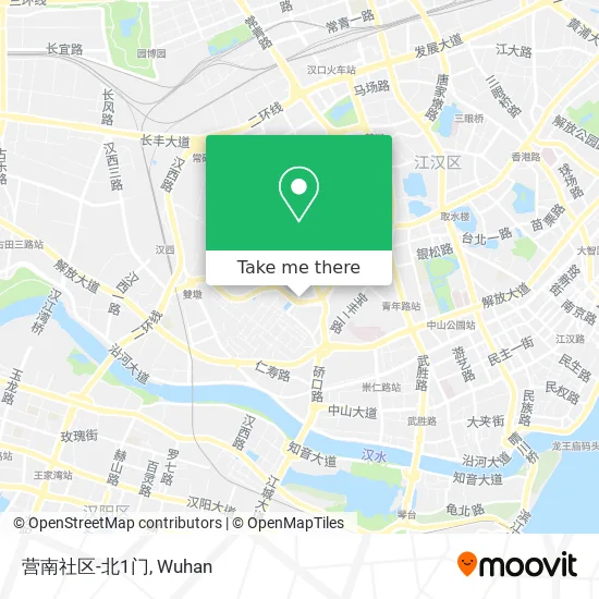 营南社区-北1门 map