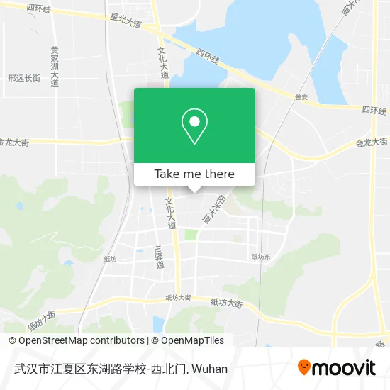 武汉市江夏区东湖路学校-西北门 map
