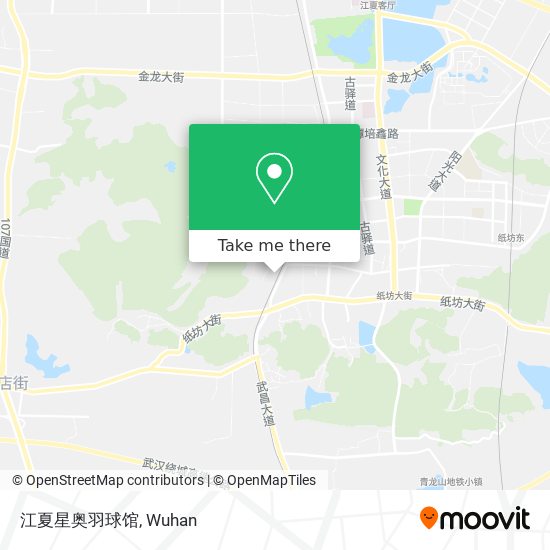 江夏星奥羽球馆 map