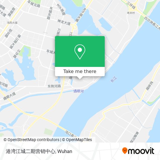 港湾江城二期营销中心 map