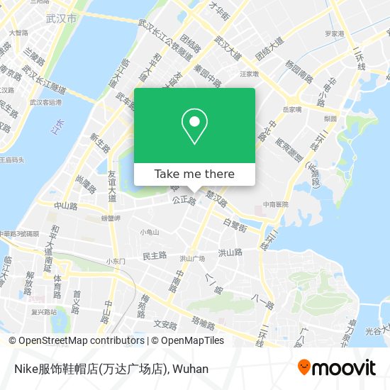 Nike服饰鞋帽店(万达广场店) map