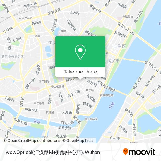 wowOptical(江汉路M+购物中心店) map