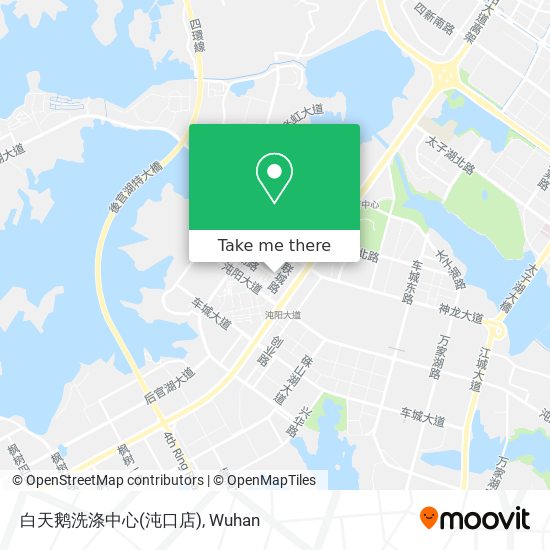 白天鹅洗涤中心(沌口店) map