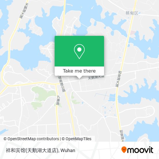 祥和宾馆(天鹅湖大道店) map