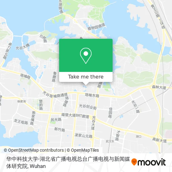 华中科技大学-湖北省广播电视总台广播电视与新闻媒体研究院 map