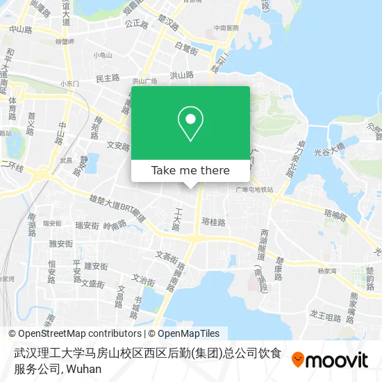 武汉理工大学马房山校区西区后勤(集团)总公司饮食服务公司 map