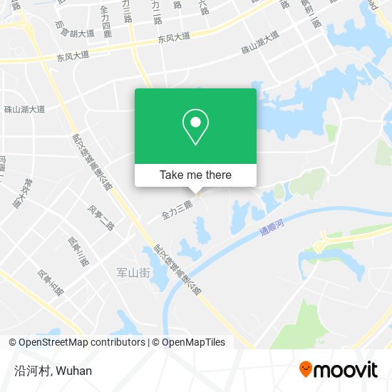 沿河村 map