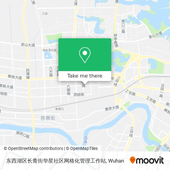 东西湖区长青街华星社区网格化管理工作站 map