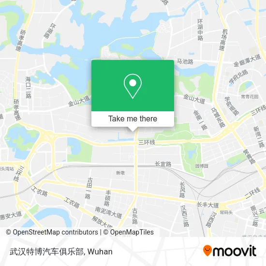 武汉特博汽车俱乐部 map