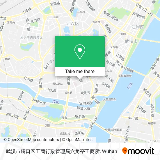武汉市硚口区工商行政管理局六角亭工商所 map