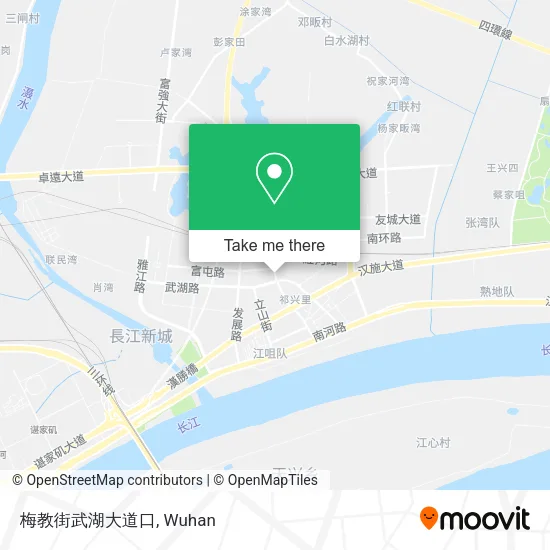 梅教街武湖大道口 map