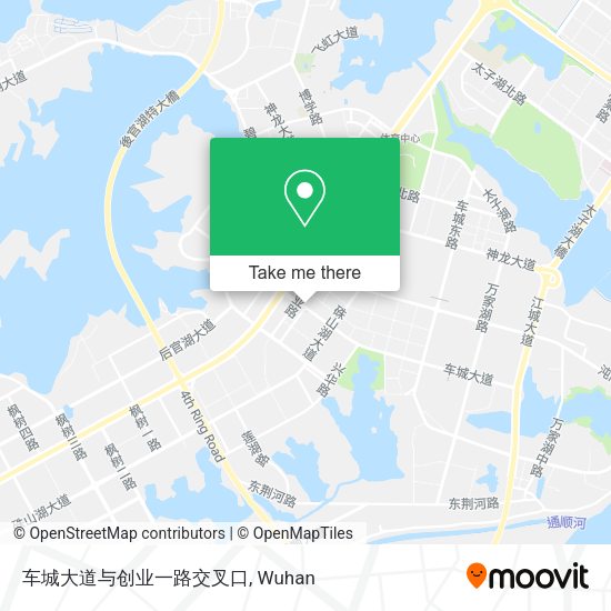 车城大道与创业一路交叉口 map