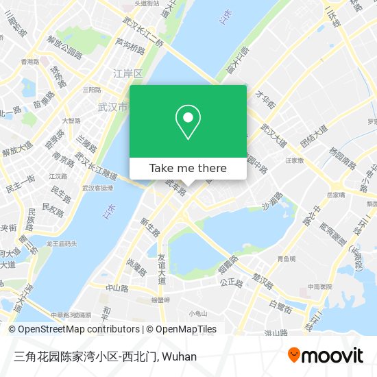 三角花园陈家湾小区-西北门 map