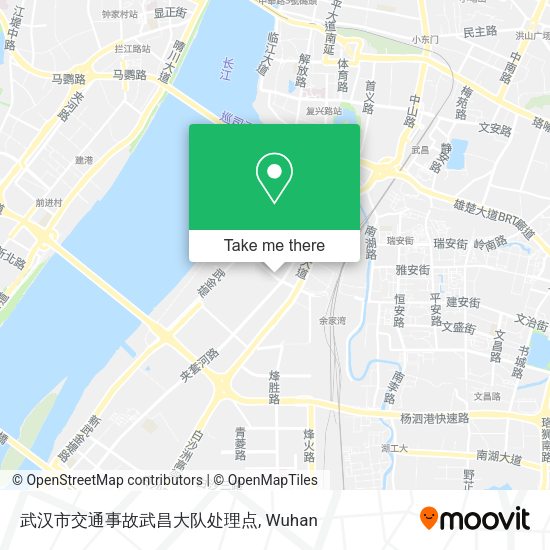 武汉市交通事故武昌大队处理点 map