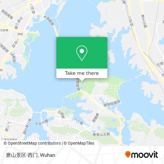 磨山景区-西门 map