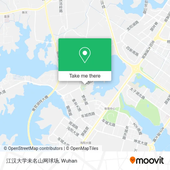 江汉大学未名山网球场 map