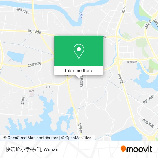 快活岭小学-东门 map