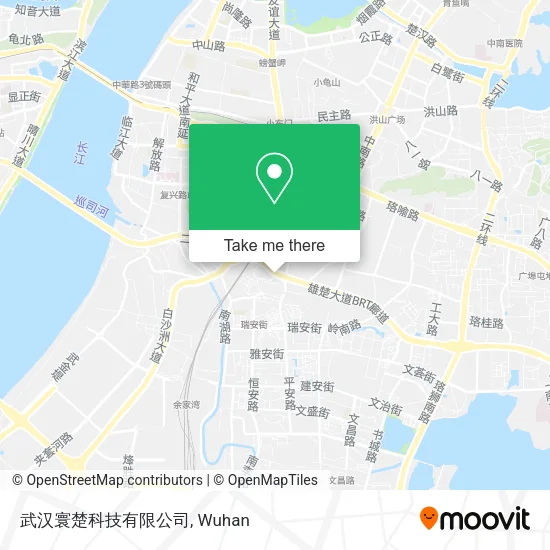 武汉寰楚科技有限公司 map