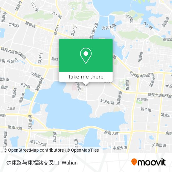 楚康路与康福路交叉口 map