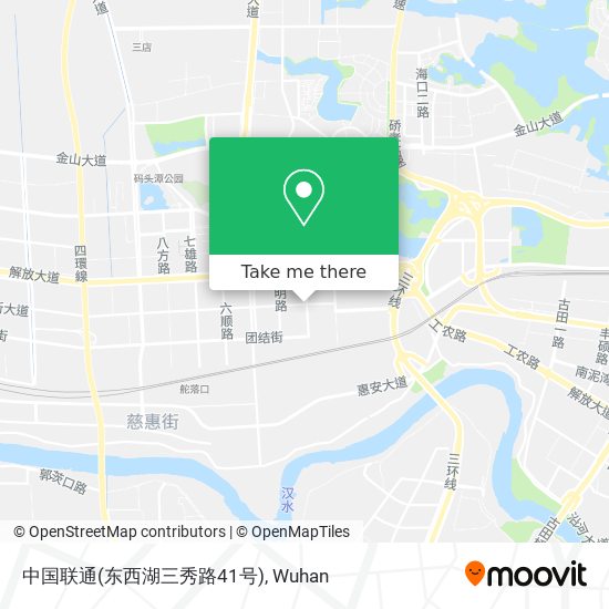 中国联通(东西湖三秀路41号) map