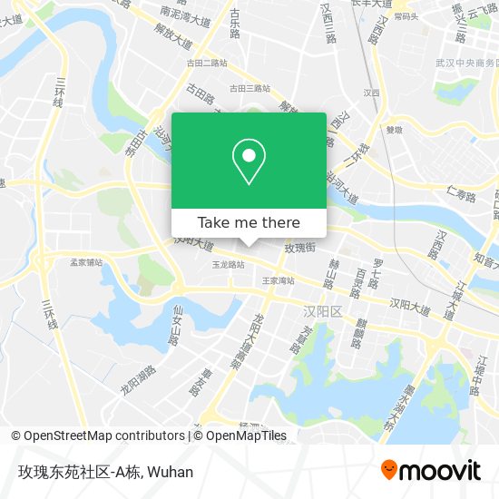 玫瑰东苑社区-A栋 map