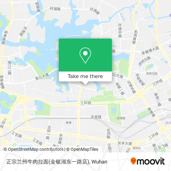 正宗兰州牛肉拉面(金银湖东一路店) map