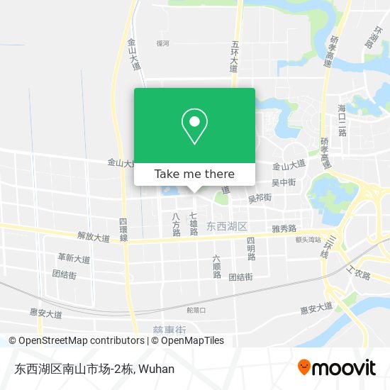 东西湖区南山市场-2栋 map