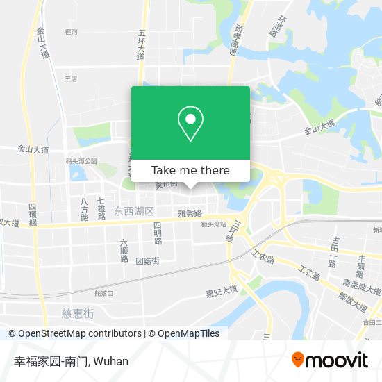 幸福家园-南门 map