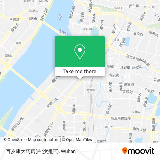 百岁康大药房(白沙洲店) map
