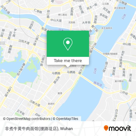 非煮牛黄牛肉面馆(腰路堤店) map