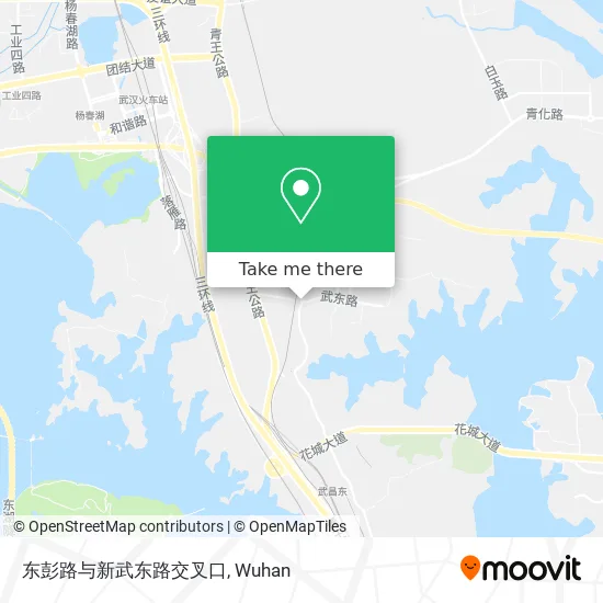 东彭路与新武东路交叉口 map