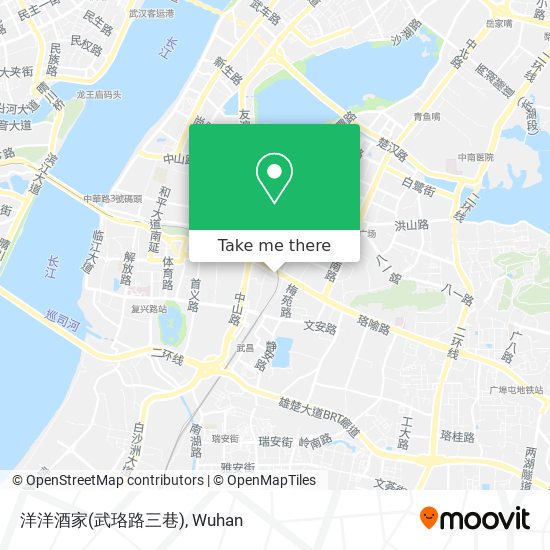 洋洋酒家(武珞路三巷) map