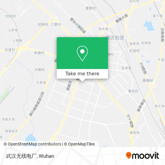 武汉无线电厂 map
