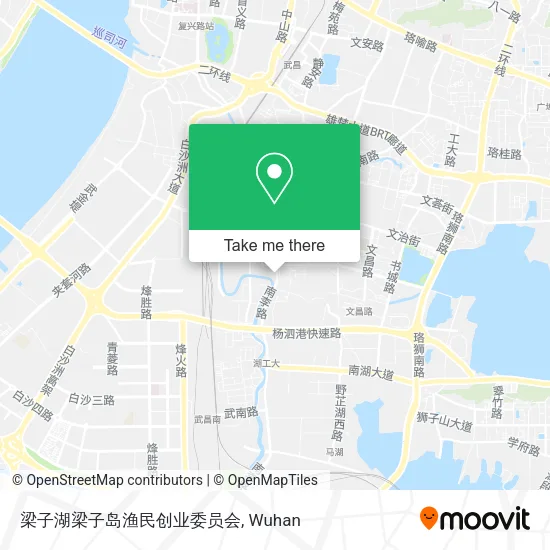 梁子湖梁子岛渔民创业委员会 map