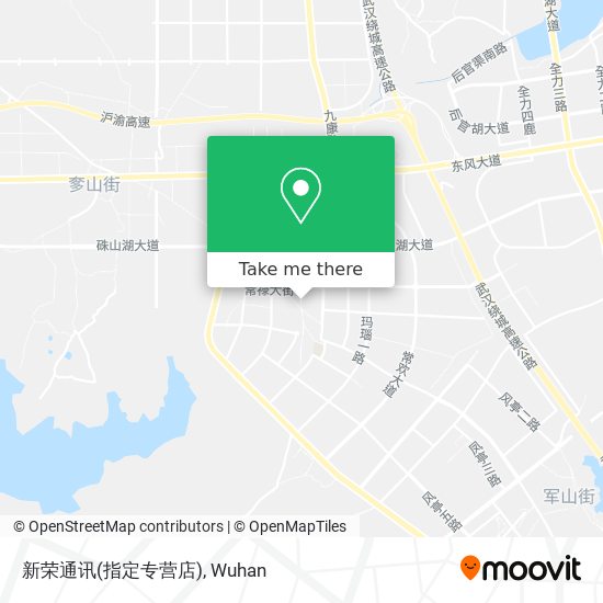 新荣通讯(指定专营店) map