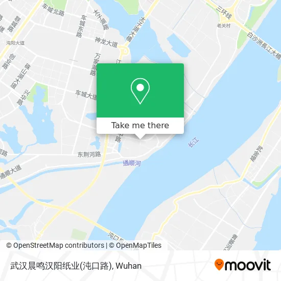 武汉晨鸣汉阳纸业(沌口路) map