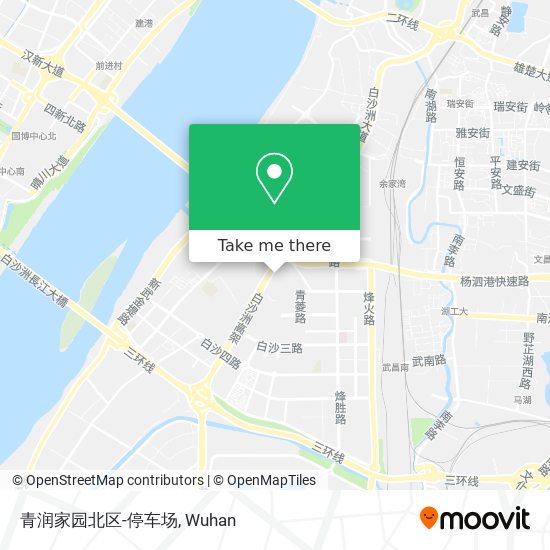 青润家园北区-停车场 map